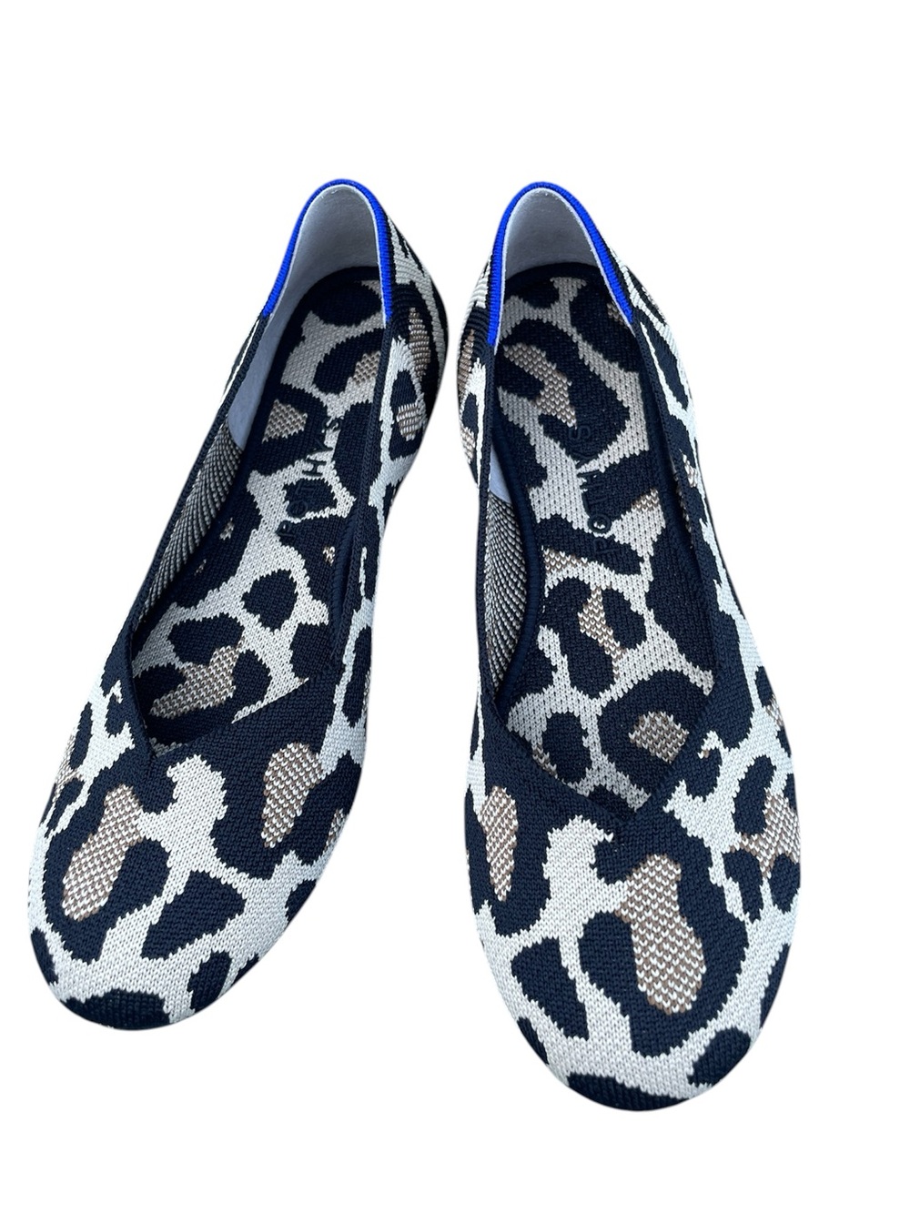 Rothys The Flat - Desert Cat Brown Leopard Size 8